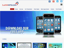 Tablet Screenshot of landspeaks.com
